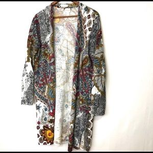 Chico’s long sleeve bohemian cardigan